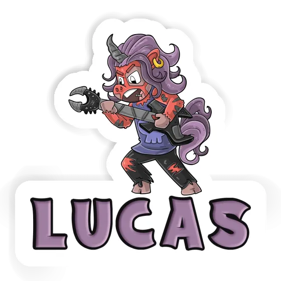 Autocollant Lucas Rockeuse Autocollant Lucas Rockeuse Image