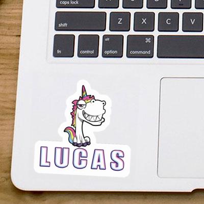 Autocollant Lucas Licorne grinçante Laptop Image