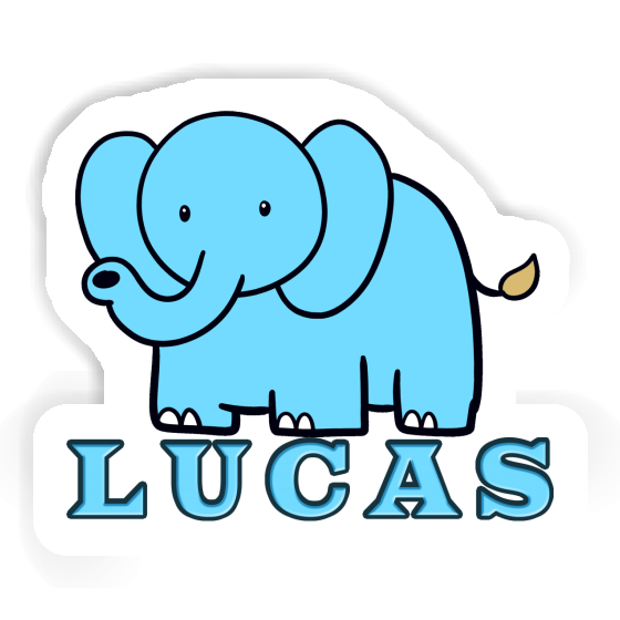 Sticker Elephant Lucas Gift package Image