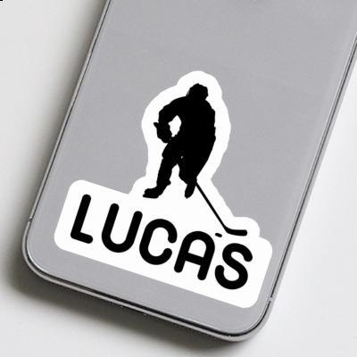 Lucas Sticker Hockey Player Image