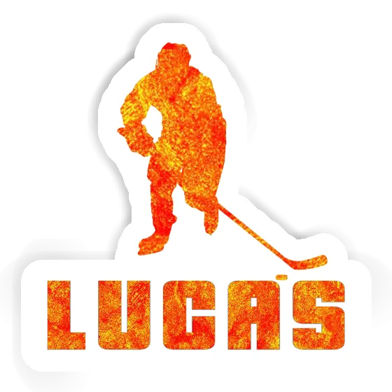 Hockey Player Sticker Lucas Gift package Image