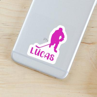 Sticker Lucas Hockey Player Image
