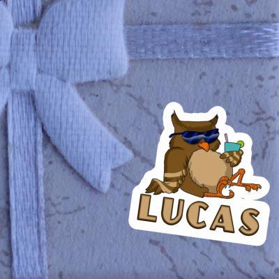 Sticker Eule Lucas Notebook Sticker Eule Lucas Gift package Image