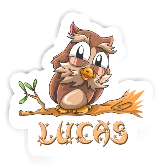 Lucas Autocollant Hibou Notebook Lucas Autocollant Hibou Notebook Image