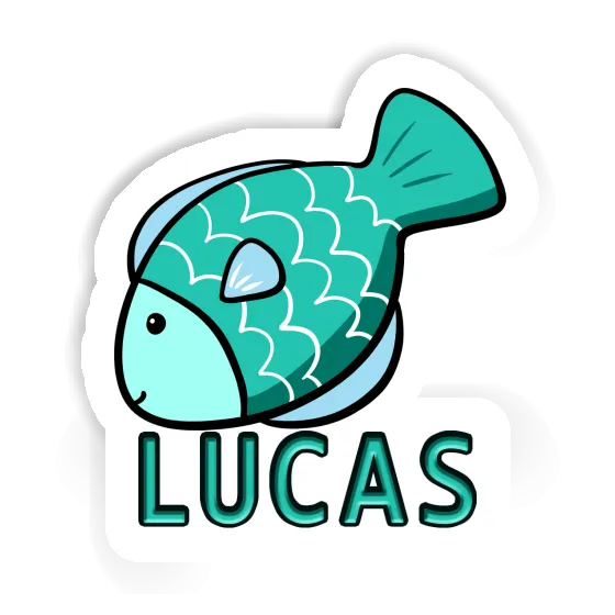 Autocollant Lucas Poisson Notebook Image