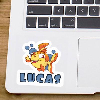 Lucas Autocollant Poisson Notebook Lucas Autocollant Poisson Gift package Image