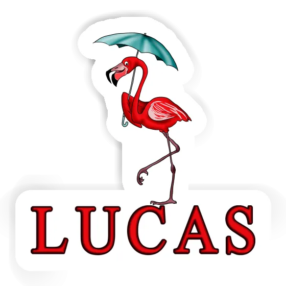 Flamingo Aufkleber Lucas Image