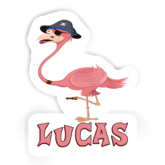 Flamingo Sticker Lucas Gift package Image