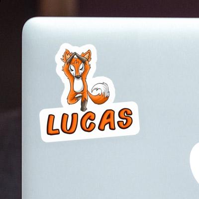 Lucas Aufkleber Yoga Fuchs Lucas Aufkleber Yoga Fuchs Image