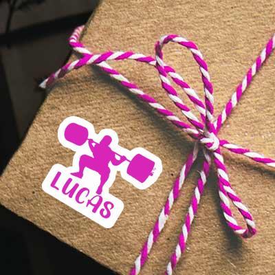 Aufkleber Lucas Gewichtheberin Gift package Image