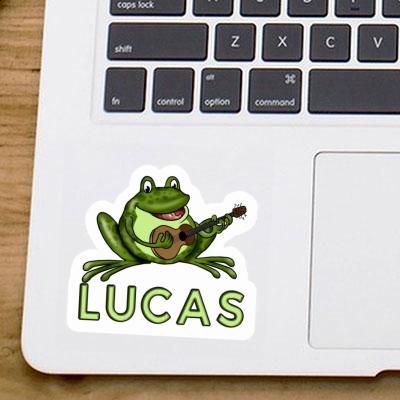 Sticker Guitar Frog Lucas Image