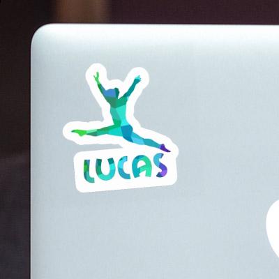 Gymnaste Autocollant Lucas Laptop Image