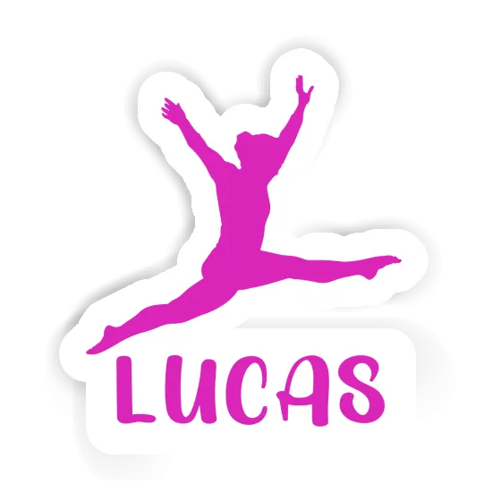 Autocollant Gymnaste Lucas Image