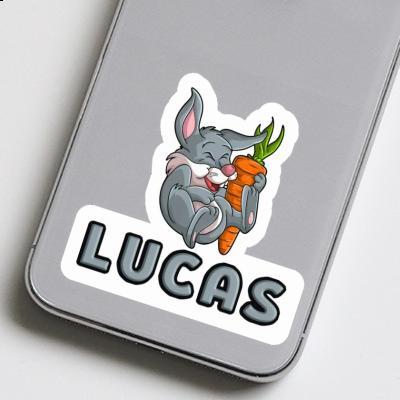 Sticker Lucas Easter bunny Gift package Image