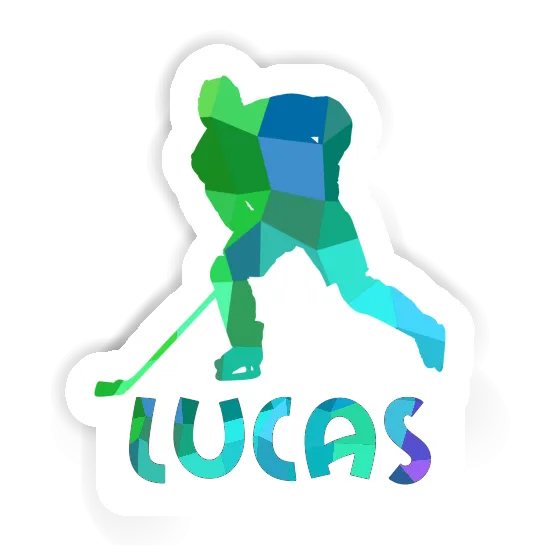 Lucas Sticker Hockey Player Image