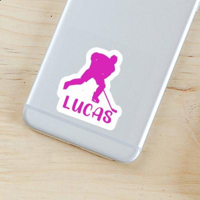 Lucas Aufkleber Eishockeyspielerin Lucas Aufkleber Eishockeyspielerin Image