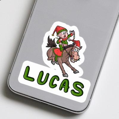 Weihnachtspferd Sticker Lucas Notebook Weihnachtspferd Sticker Lucas Gift package Image