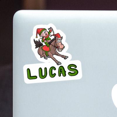 Weihnachtspferd Sticker Lucas Notebook Weihnachtspferd Sticker Lucas Notebook Image