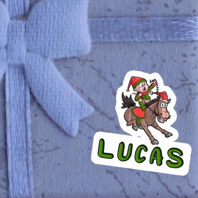 Weihnachtspferd Sticker Lucas Gift package Image