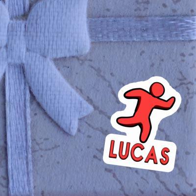 Jogger Sticker Lucas Laptop Image