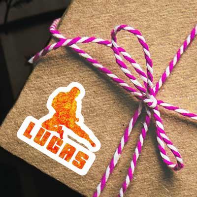 Sticker Karateka Lucas Notebook Sticker Karateka Lucas Gift package Image