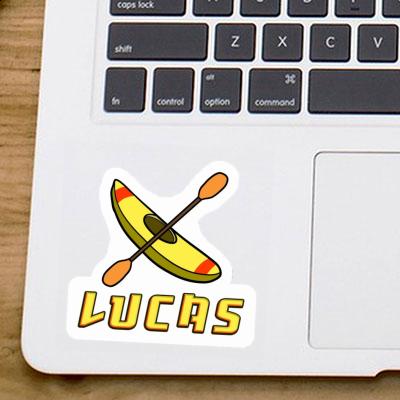 Canoe Sticker Lucas Notebook Image