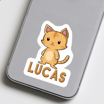 Lucas Autocollant Chat Notebook Lucas Autocollant Chat Gift package Image