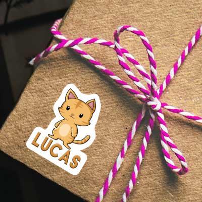 Lucas Autocollant Chat Notebook Lucas Autocollant Chat Notebook Image