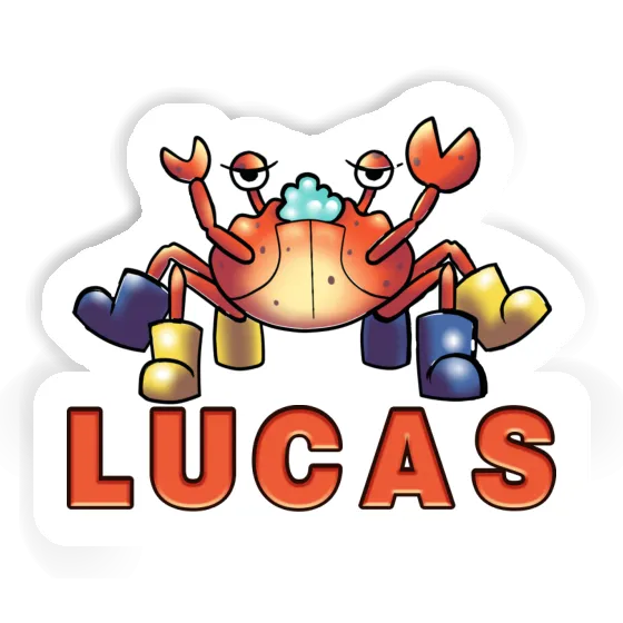 Lucas Autocollant Crabe Notebook Image