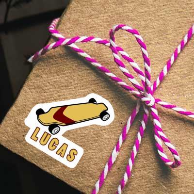 Lucas Sticker Longboard Laptop Lucas Sticker Longboard Laptop Image