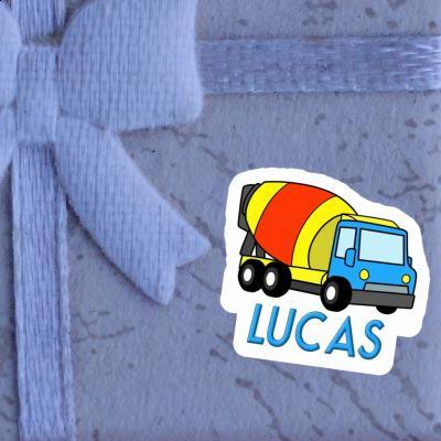 Lucas Autocollant Camion malaxeur Notebook Lucas Autocollant Camion malaxeur Gift package Image