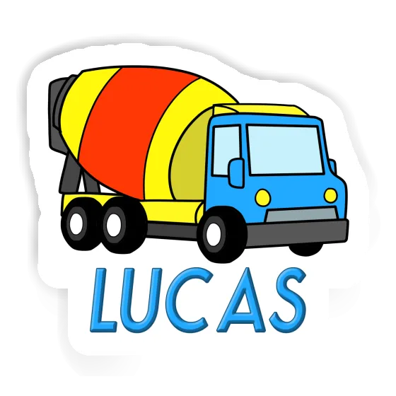 Aufkleber Lucas Mischer-LKW Laptop Aufkleber Lucas Mischer-LKW Laptop Image