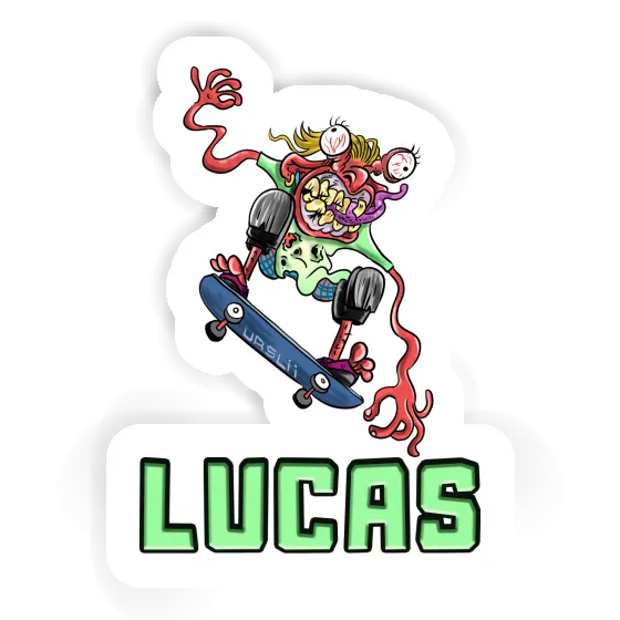 Lucas Autocollant Skateur Gift package Image