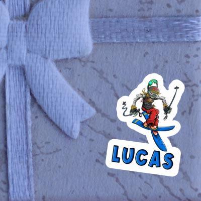 Sticker Lucas Skier Notebook Sticker Lucas Skier Gift package Image