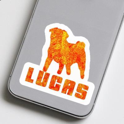 Mops Sticker Lucas Image