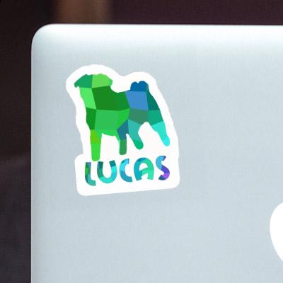 Pug Sticker Lucas Image