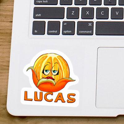 Lucas Sticker Orange Lucas Sticker Orange Image