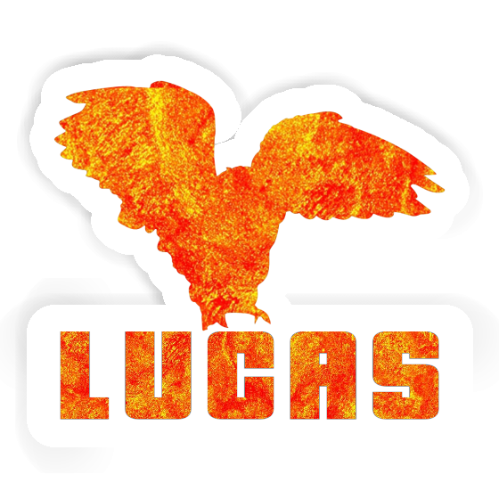 Sticker Lucas Eule Notebook Image