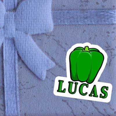 Lucas Autocollant Poivron Notebook Lucas Autocollant Poivron Gift package Image