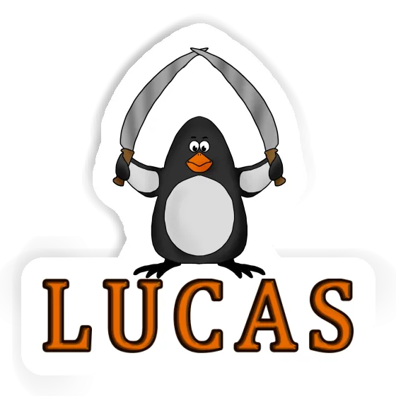 Sticker Kampfpinguin Lucas Image
