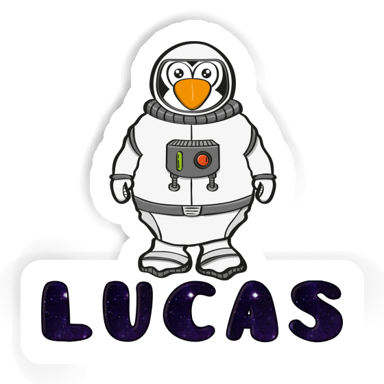 Lucas Autocollant Astronaute Laptop Image