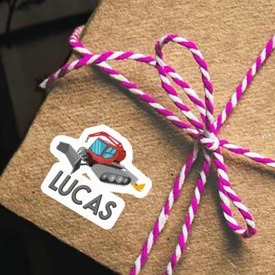 Pistenraupe Aufkleber Lucas Notebook Pistenraupe Aufkleber Lucas Gift package Image