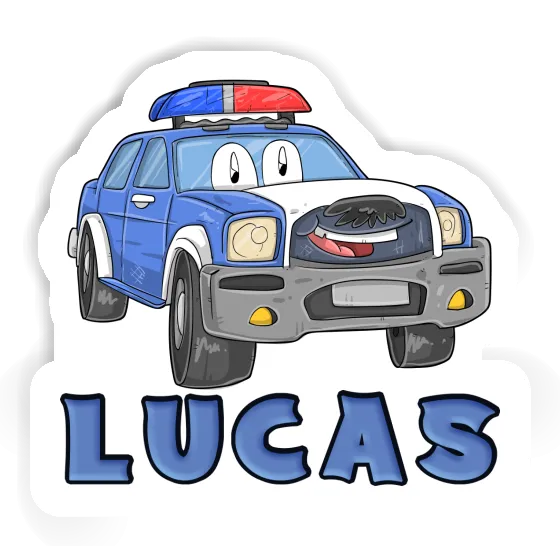 Aufkleber Lucas Streifenwagen Notebook Aufkleber Lucas Streifenwagen Notebook Image