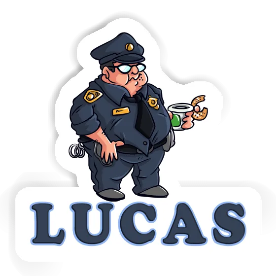 Autocollant Lucas Policier Laptop Autocollant Lucas Policier Laptop Image