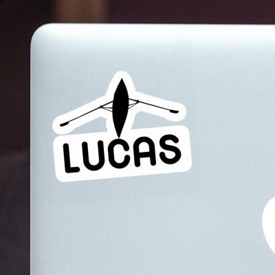 Lucas Autocollant Bateau à rames Notebook Lucas Autocollant Bateau à rames Gift package Image