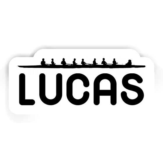 Autocollant Bateau à rames Lucas Notebook Autocollant Bateau à rames Lucas Gift package Image
