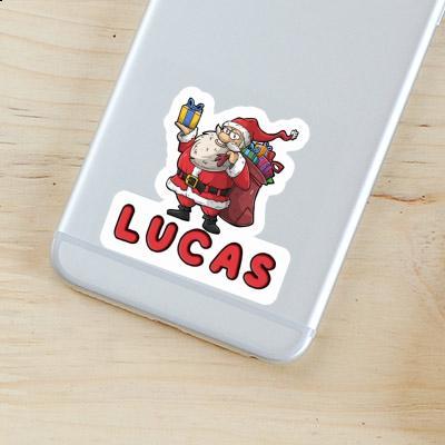 Aufkleber Weihnachtsmann Lucas Laptop Image
