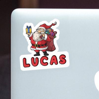 Aufkleber Weihnachtsmann Lucas Gift package Image