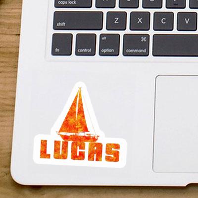 Lucas Sticker Sailboat Notebook Image