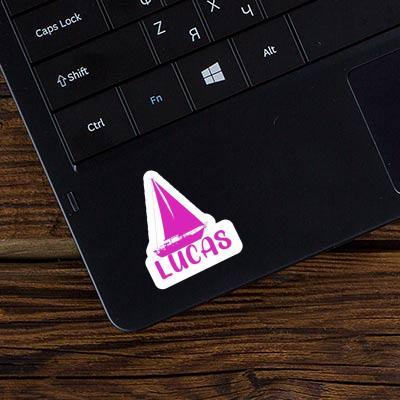 Sailboat Sticker Lucas Laptop Image